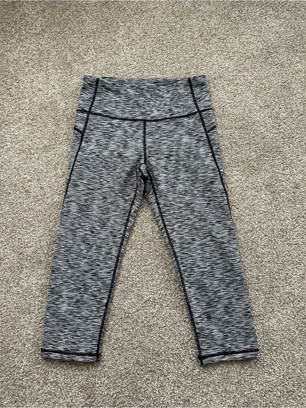 GAP Gray Space-Dye Active Leggings